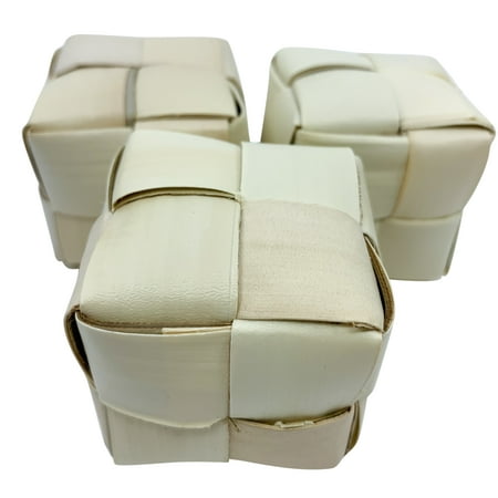 1256 Pk3 Mini Palm Leaf Boxes