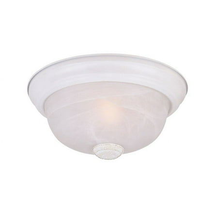 1257L-WH-AL-Designers Fountain-Standard Flush Mount  White