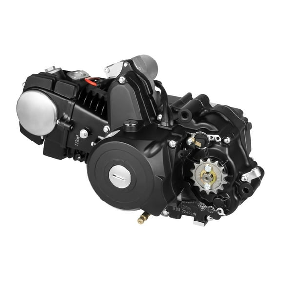 125CC 4-Stroke ATV Motor Engine,7.64HP,7500RPM.4-Speed Manual, Air Cooled,Durable Aluminum & Cast Steel.Ideal for ATVs,Go-Karts