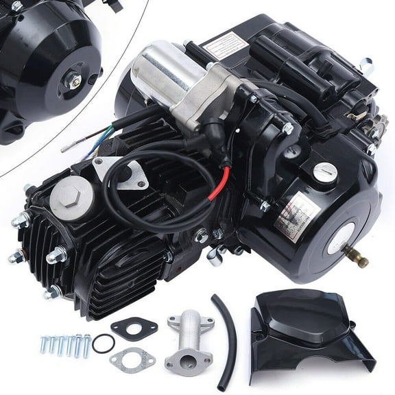 125CC 4-Stroke ATV Motor Engine - High Performance, Manual Gear Shift, 7.64HP, Electric Start, for ATVs, Go-Karts, Motorcycles, and Tricycles