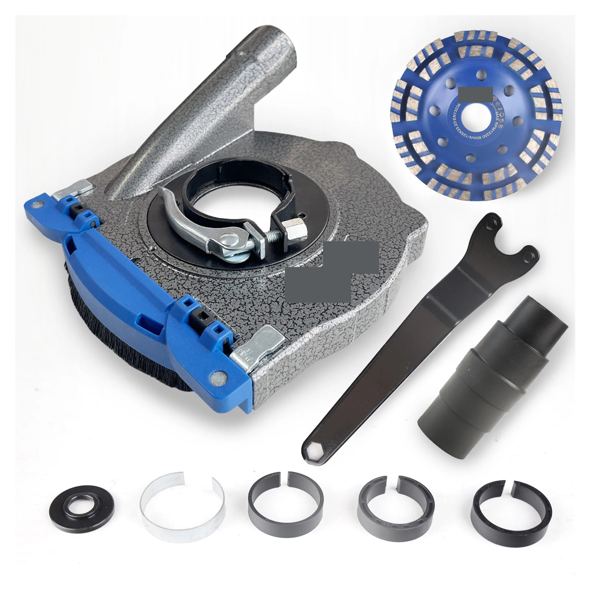 125MM Aluminium Grinding Dust Shroud For Angle Grinder With 125MM Grinding Wheel ,Easy to Setup