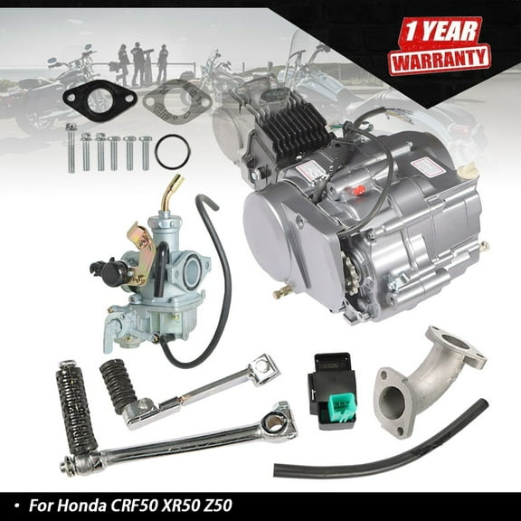 125cc 4 Stroke Engine Motor Kit Dirt Pit Bike 3-Speed For Honda CRF50 XR50 Z50