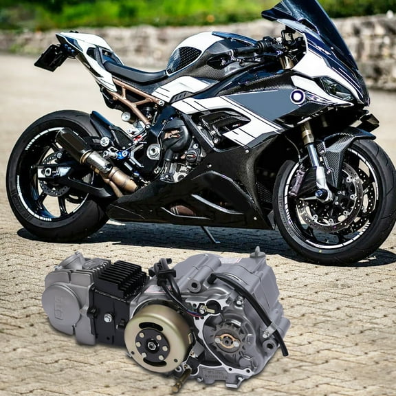 125cc 4-Stroke Engine with Manual Clutch, Air-Cooled Motor for Honda CRF50 XR70 CT70 Z50 Pit Dirt Bikes, High Power & Large Fuel Tank