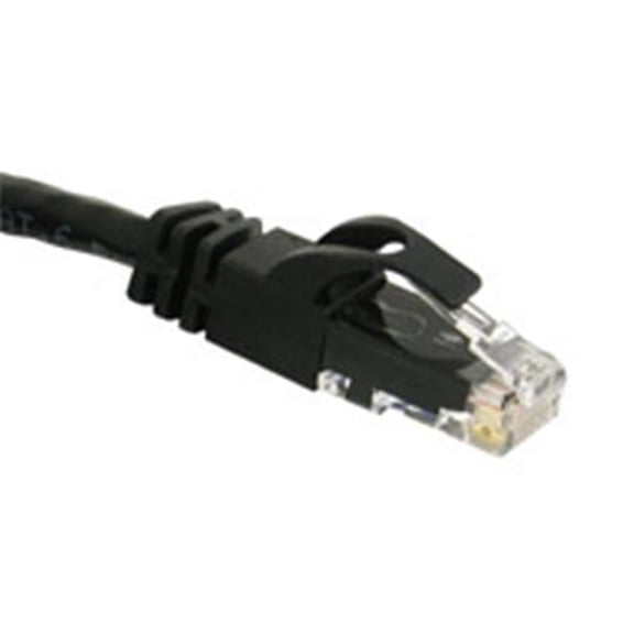 125ft CAT 6 550Mhz SNAGLESS PATCH CABLE BLACK