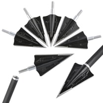 125gr Archery Hunting Broadheads Iron Arrow Tips 6pcs