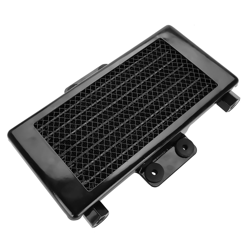 125ml Motorcycle Engine Oil Cooler Radiator, 125CC-250CC, Aluminum, Black