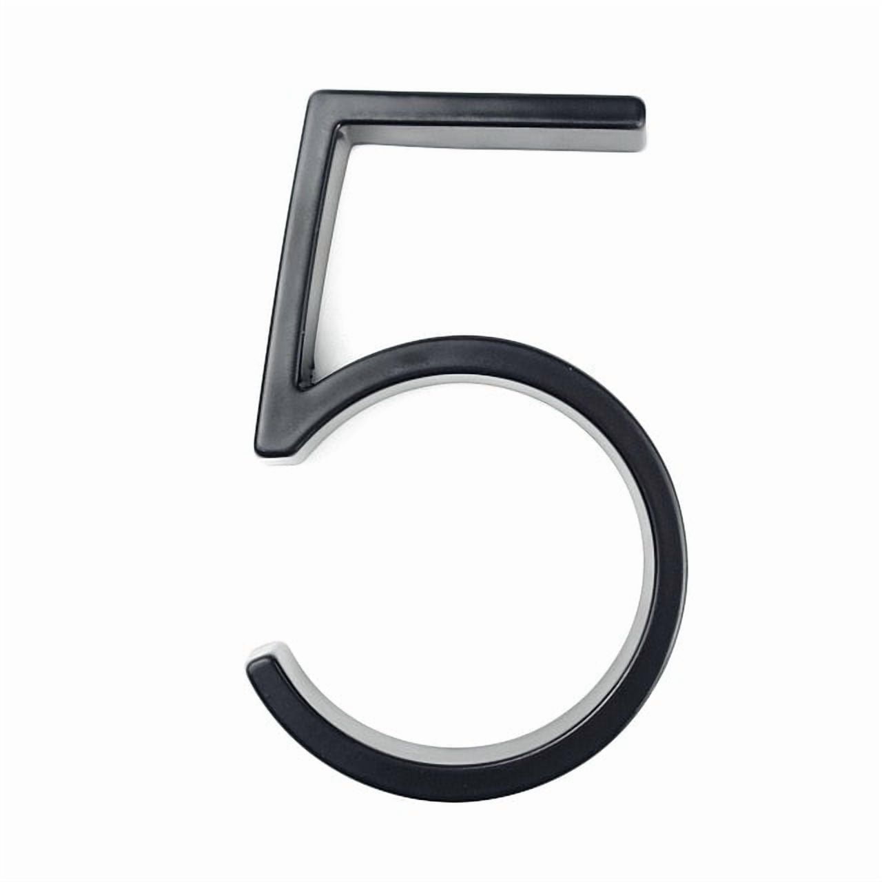 125mm Floating House Modern address number letters Big Modern Door Alphabet Home Outdoor