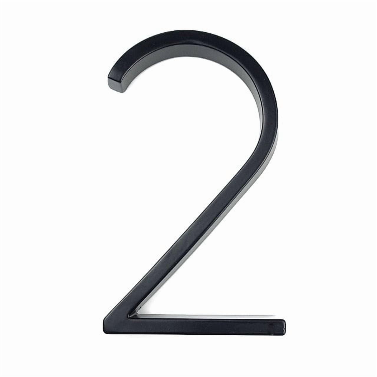 125mm Floating House Modern address number letters Big Modern Door Alphabet Home Outdoor