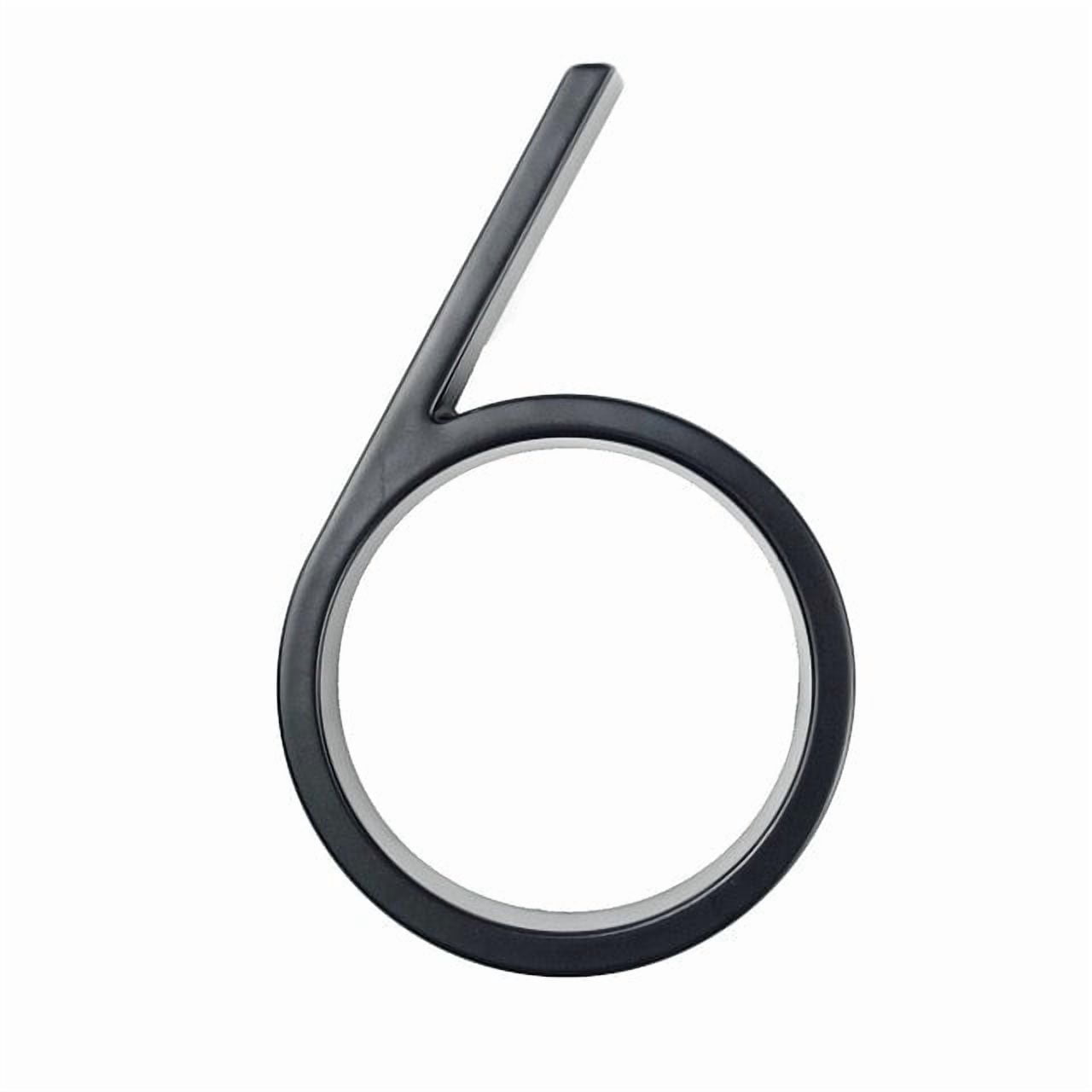 125mm Floating House Modern address number letters Big Modern Door Alphabet Home Outdoor