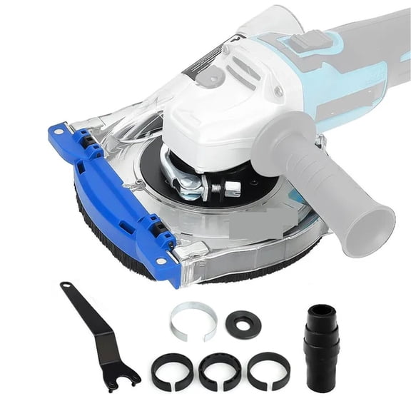 125mm Plastic Grinding Dust Shroud Transparent Design For Angle Grinder