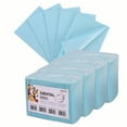 thumbnail image 1 of 125pcs(1 Bag) 13"x18" Blue Disposable Dental Bibs,Waterproof Resistant Napkin, 1 of 5