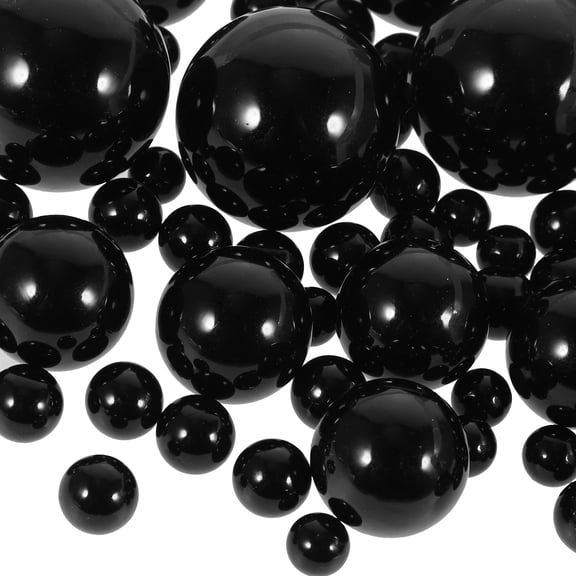 125pcs Beautiful Simulated Floating Pearl Beads No Hole Simulation Pearls Vase Decorative Ornaments
