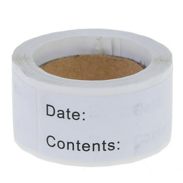 Round Canning Labels for Jars, Write On Label in 6 Colors (2