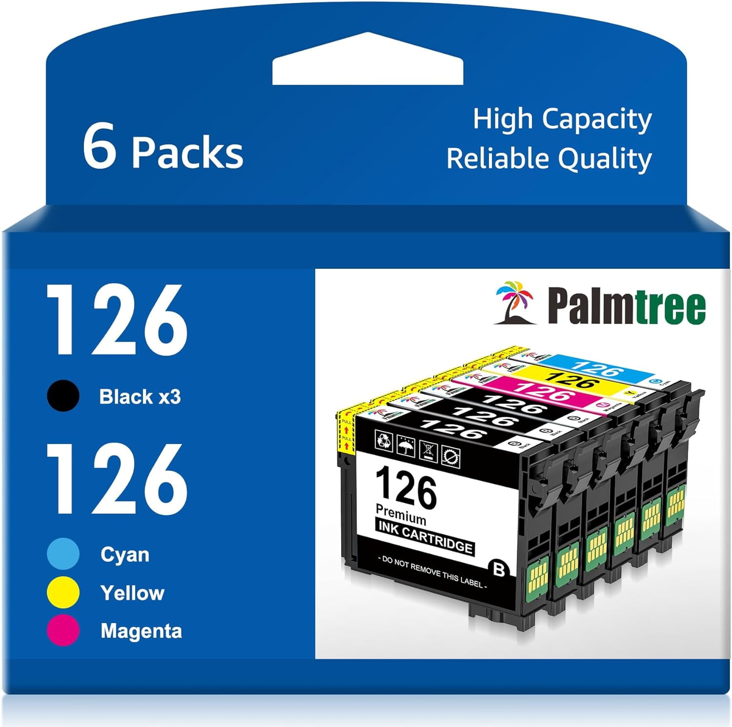 126 126XL Ink Cartridges High Capacity Compatible for Epson T126 for