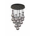 thumbnail image 1 of 126-451-1P-BK-G451-5SM Innovations Lighting Owego - 12 Light Cord Hung Pendant In Art Deco Style-11.25 Inches Tall and 24.38 Inches Wide-Matte Black, 1 of 5