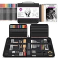 thumbnail image 1 of 126 PCS Drawing Kit Sketching Pencil Set,Sketch Pencils Art Supplies with Sketchbook,Graphite,Charcoal,Blending Tools, 1 of 6