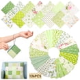 thumbnail image 1 of 126 Pcs Assorted Charm Pack for Quilting Cotton Fabric Square 5 x 5 Inch Precut Quilted Fabric Floral Patchwork for Sewing DIY Craft, 1 of 8