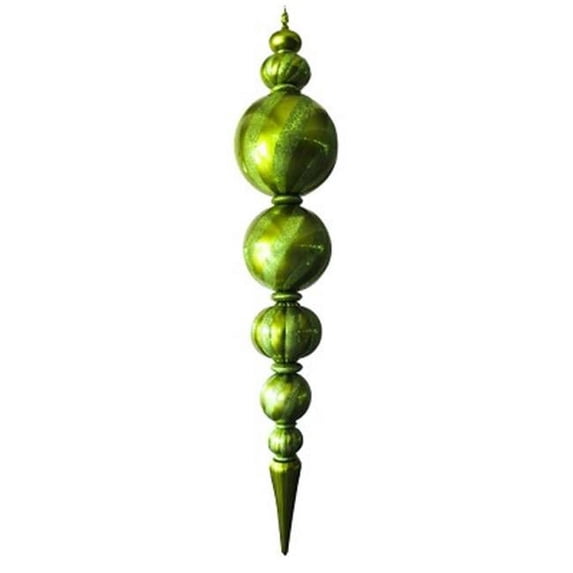 126 in. Jumbo Finial Ornament - Lime Green