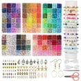 12600Pcs Clay Beads Bracelet Making Kit 108 Colors Polymer Heishi Beads