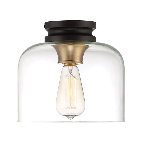 1261-VB-Designers Fountain-Ezra - One Light Flush Mount