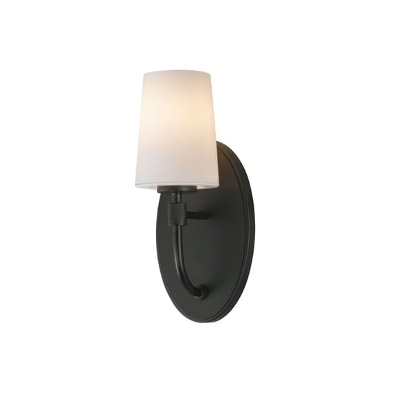 12691WTBK Maxim Lighting Durham - 1 Light Wall Sconce-13.25 Inch Tall and 5.75 Inch Wide-Black Finish