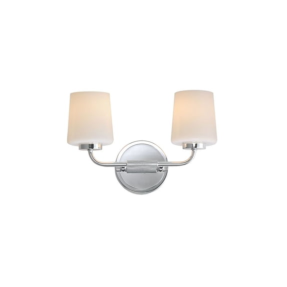 12692WTPC Maxim Lighting Durham - 2 Light Wall Sconce-9.25 Inch Tall and 13.75 Inch Wide-Polished Chrome Finish