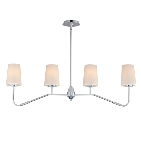 12697WTPC Maxim Lighting Durham - 4 Light Linear Pendant-12.25 Inch Tall and 4.75 Inch Wide-Polished Chrome Finish