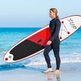 thumbnail image 1 of 127.2 x 32 x 6 inches SUP, Inflatable Stand Up Paddle Board, 6 Inches Thick, Paddle Board 10.6 ft with Accessories & Carry Bag, Adjustable Paddle, Carry Bag, Bottom Fin and Repair Kit, 1 of 7