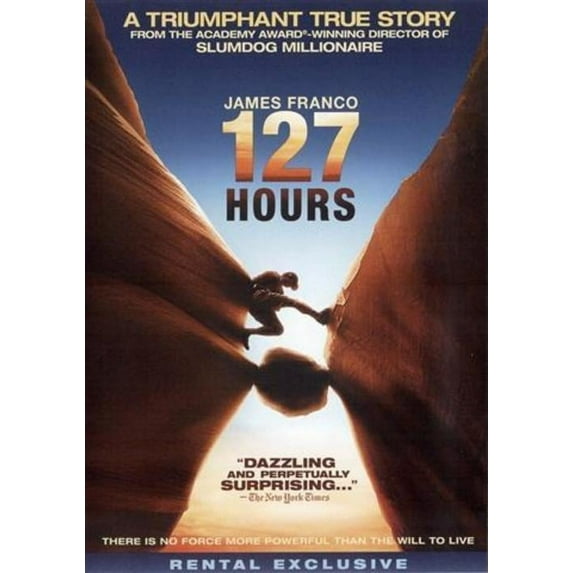 127 Hours (DVD, 2010, Widescreen, Rental Exclusive) NEW