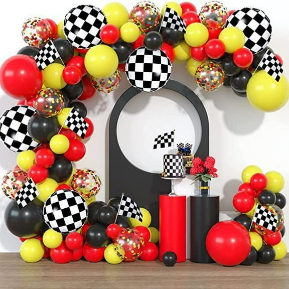 127 Pcs Balloon Arch Garland Kit for cartoong Theme Birthday, HolidayGraduation,Party Decorations for Car Theme Birthday, Holiday,Graduation,Party Decorations