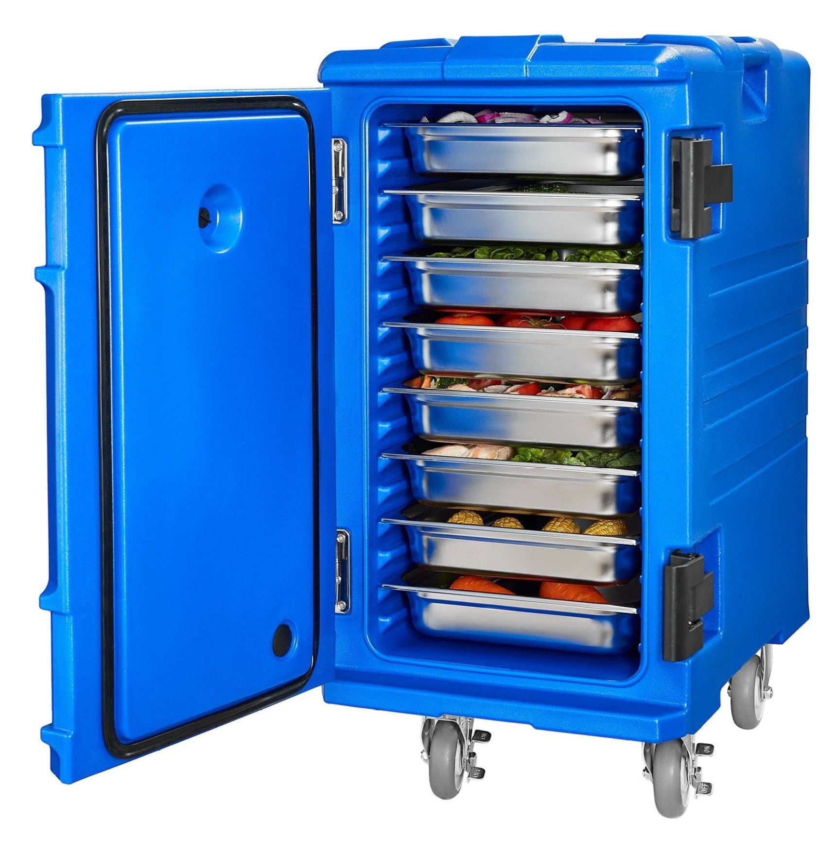 127 Qt Insulated Food Pan, Catering Hot Box with Wheels & Handles ...