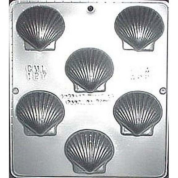127 Scallop Shell Chocolate Candy Mold