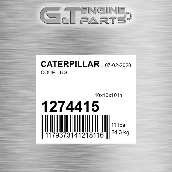 1274415 COUPLING fits CATERPILLAR (NEW AFTERMARKET) - Walmart.com