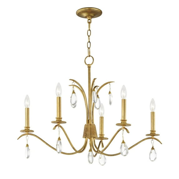 12745CHGL Maxim Lighting Eden - 5 Light Chandelier-22 Inches Tall and 32 Inches Wide -Traditional Installation