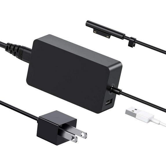 127W Laptop Charger for Microsoft Surface Book 3 2 1, Surface Laptop 6 5 Go2 Studio Go 4 3 2 1, Surface Pro 11 10 9 8 7+ X 7 6 5 4 3, Surface Go 3 2 1