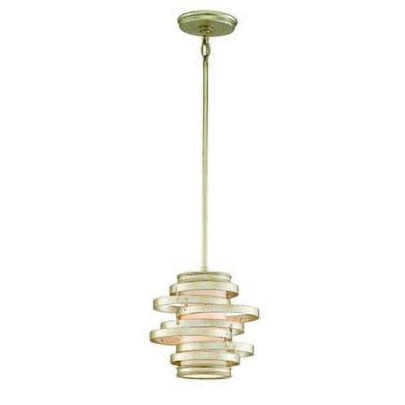 128-41-WSL-Corbett Lighting-Vertigo - One Light Mini-Pendant -Traditional Installation
