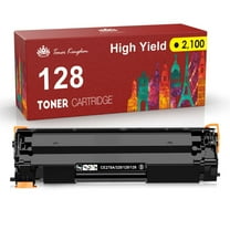 128 Black Toner Cartridge High Yield Replacement for CRG128 128 Compatible with Canon Faxphone L190 L100 ImageCLASS D550 D530 D520 MF4410 MF4412 MF4420 MF4452 MF4752 MF4580 Printer, 1-Pack