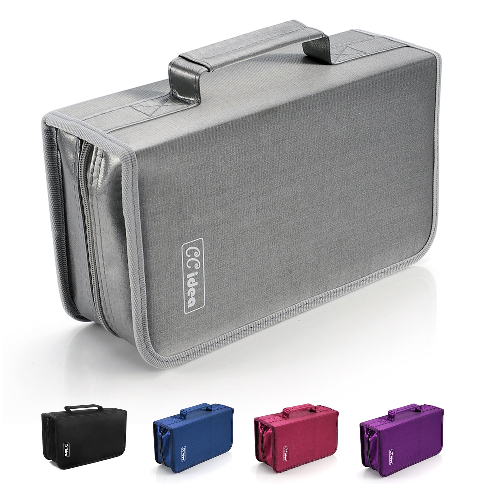 128 Capacity CD/DVD Case Holder, Storage, Binder, CD Wallet Booklet,by