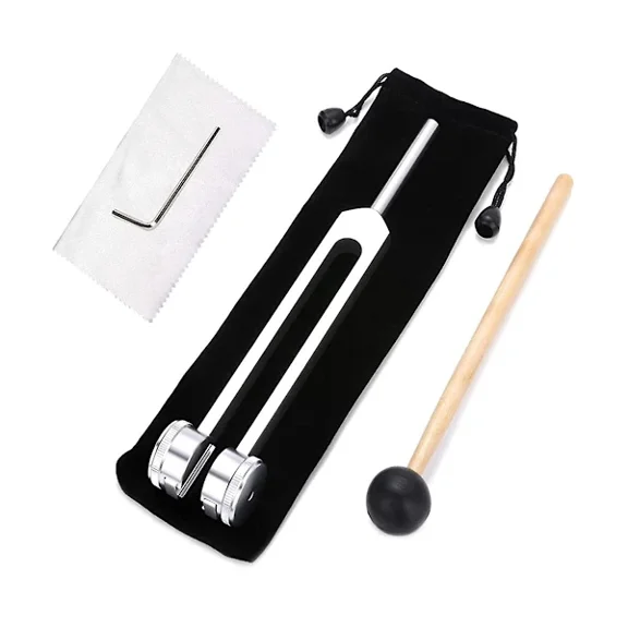 128 Hz Weighted Tuning Fork - Acoustic Tuning Fork for Therapy 12