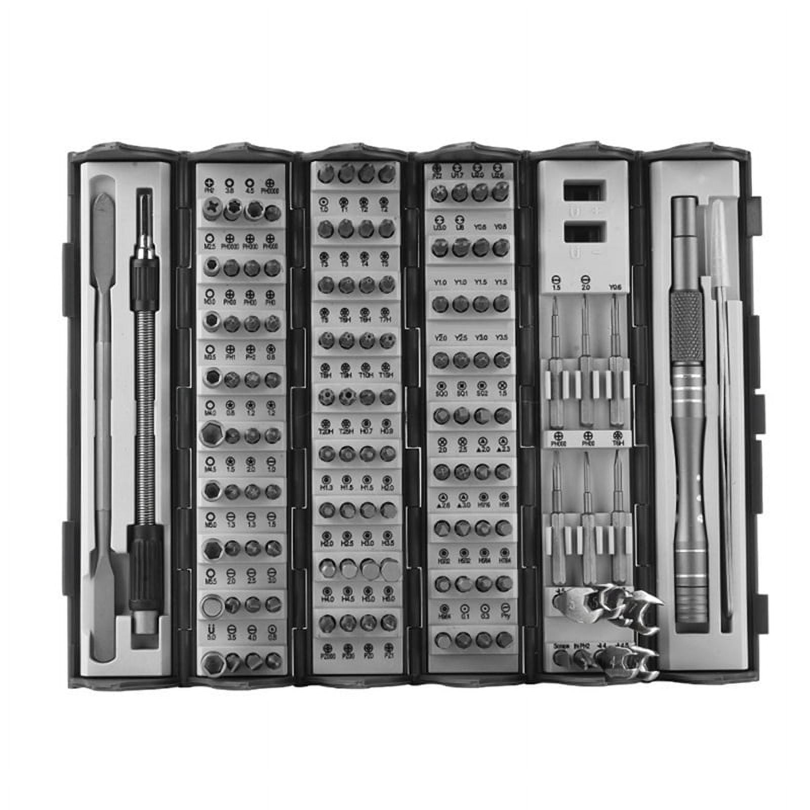128-In-1 Screwdriver Set Household Disassembly Maintenance Tool Cylinder Portable Plum Hexagonal Special-Shaped Set