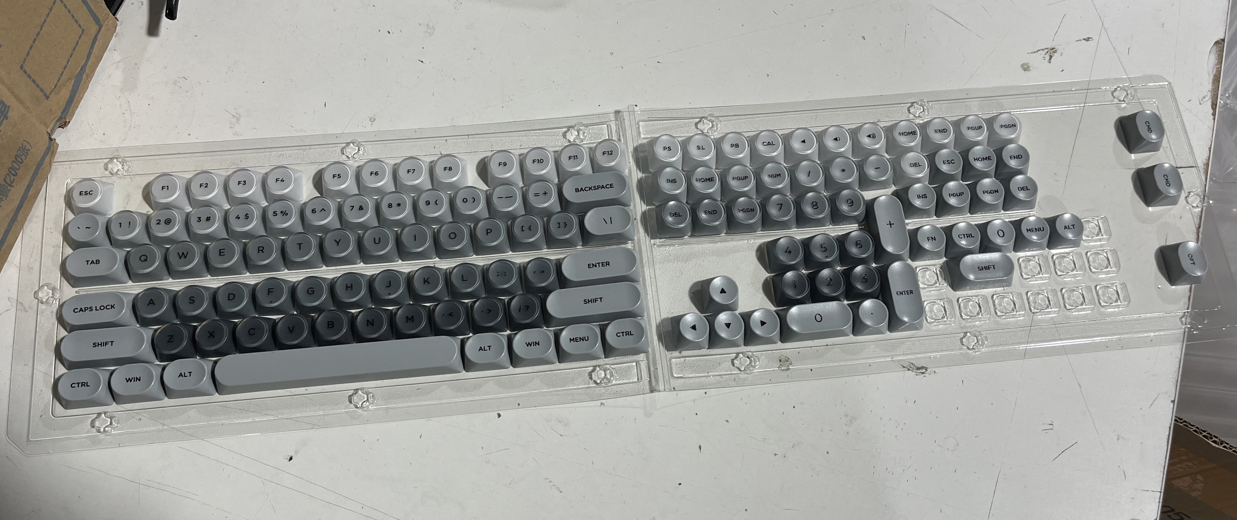 128 Keys 2.0 Bright Pink Liquid Foundation Keycap HOA Profile PBT ...