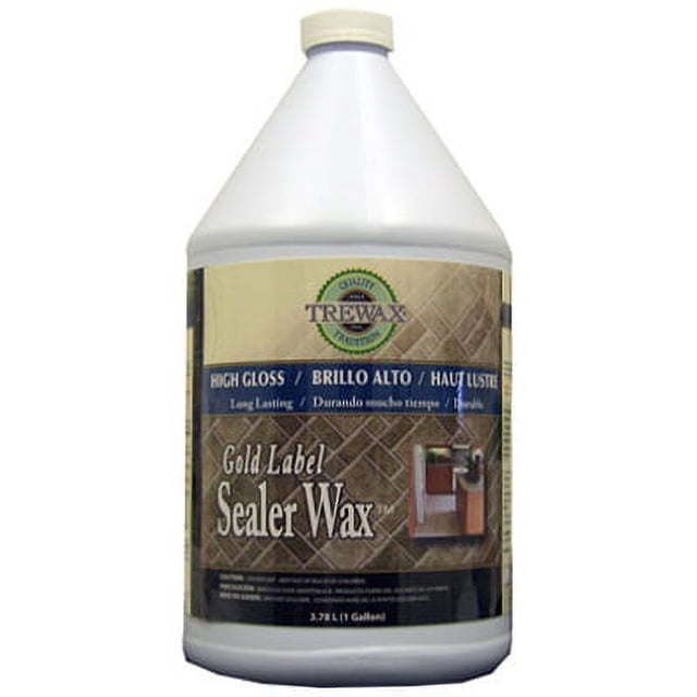 128 OZ Trewax Gold Label Sealer Floor Finish Seals No Wax & Vinyl, Each ...