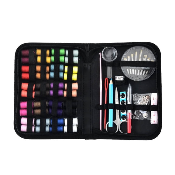 128 Piece Sewing Kit Portable Repair Set For Travel Home Diy Button Mending Supplies