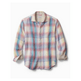 thumbnail image 1 of $128 TOMMY BAHAMA MADRONA MADRAS SHIRT LINEN CONTINENTAL SIZE S, 1 of 2