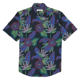 thumbnail image 1 of $128 Tommy Bahama Men's, Bahama Coast Neon Gardens Camp Shirt, Black, S, 1 of 2
