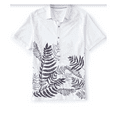 thumbnail image 1 of $128 Tommy Bahama Tropic Villa IslandZone Knit Camp Shirt, Turbulence, Sm, 1 of 2