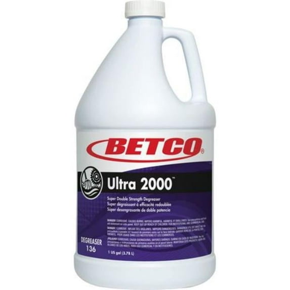 128 fl oz Ultra 2000 Super Degreaser Concentrate Liquid, Green - Pack of 4