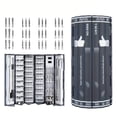 thumbnail image 1 of 128 in 1 Precision Screwdriver Set Magnetic Phillips Torx Screw Driver Bits Portable Professional Electronic Repair Tool Set, 1 of 17