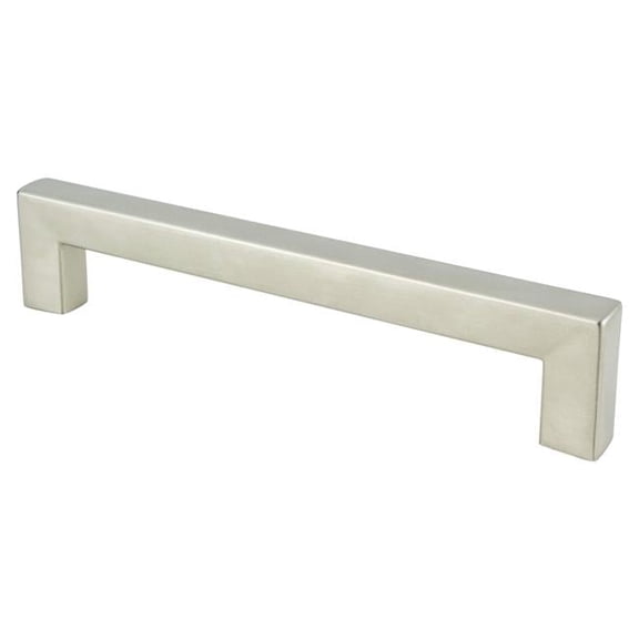128 mm CC Square Pull with Brushed Nickel