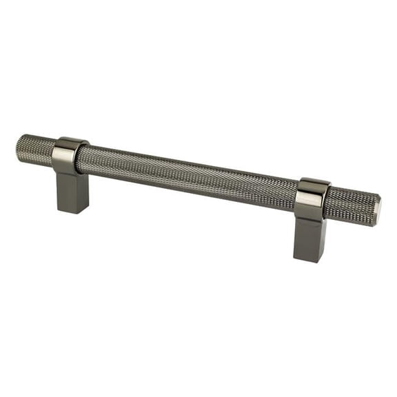 128 mm Center to Center Radial Reign Cabinet Posts Pull, Black Nickel